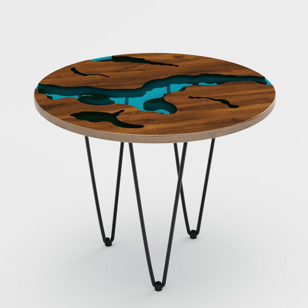 Walnut River Side Table