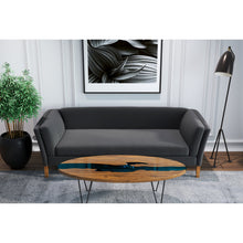 Load image into Gallery viewer, Walnut river coffee table in homely living room
