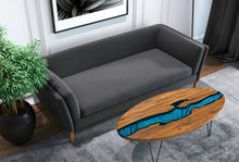 Load image into Gallery viewer, Epoxy Resin Walnut River Coffee table
